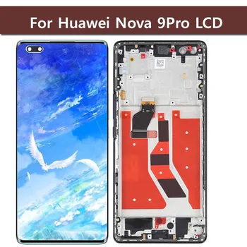 6,72 Инча(Ове) На Оригиналния Huawei Nova 9 Pro RTE-AL00 Hebe-BD00 LCD Сензорен Дисплей Дигитайзер В Събирането на Резервни Части Изображение