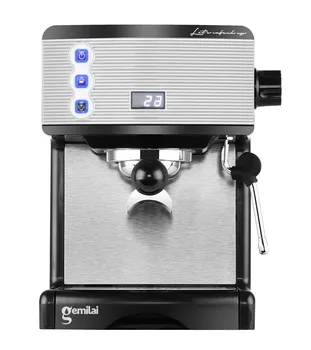 CRM3601 Кафемашина за еспресо с 15 бара еспресо Машина с резервоар за вода с обем 1,7 Л Еспресо-машината е Полуавтоматична машина за Кафе от неръждаема стомана Изображение