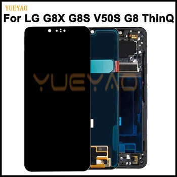 V50s ThinQ LCD Дисплей За LG G8 G8s G8x LCD дисплей С Рамка G8 G820 G8S G810 G8X G850 V50S V510 Сензорен Дисплей Изображение