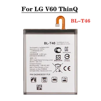 Висококачествен Взаимозаменяеми Батерия BLT46 BL-T46 За LG V60 ThinQ 5G LMV600VM V600VM V600QM5 5000 mah BL T46 Батерия За Телефона Изображение
