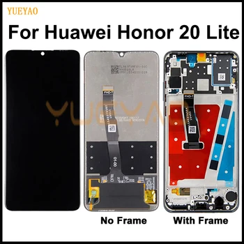 За Huawei Honor 20 lite LCD дисплей MAR-LX1H Сензорен Екран За Huawei Honor 20i Дисплей HRY-LX1T LCD дисплей С заменяемой Рамка Изображение