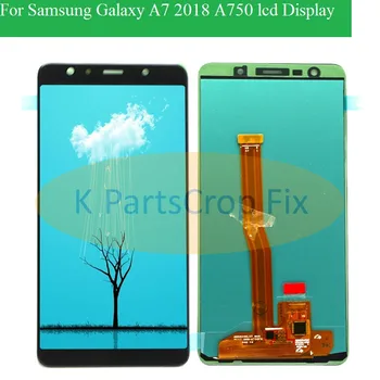 За Samsung Galaxy A7 2018 LCD дисплей SM-A750F A750F A750 на дисплея LCD Сензорен Екран Дигитайзер, Резервни Части, LCD A750 Изображение