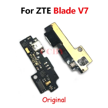 За ZTE Blade V6 plus BV0720 V7 lite Max USB порт за зареждане Конектор за док-станция Гъвкав кабел Детайли конектор за док-станция за зареждане на USB Изображение