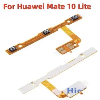 За подмяна на flex кабел Бутон за включване-изключване на звука, с лента и хвостового тел за Huawei Mate 10 Lite Изображение