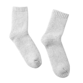 Мъжки зимни чорапи тежки стаи абсорбираща потта космати, пухкави чорапи за мъже, Мъжки сив Изображение