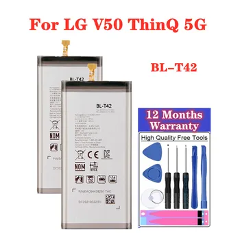 Нов 4000 ма BLT42 BL-T42 Взаимозаменяеми Батерия За LG V50 ThinQ 5G LM-V500 V500N V500EM V500xm BL T42 Батерия За Телефона + Инструменти Изображение