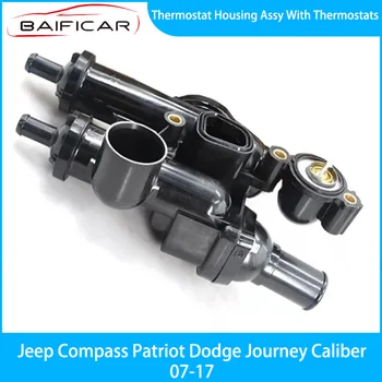 Нов корпус на термостата Baificar в събирането на термостати 68003582AB за Jeep Patriot, Compass Dodge Journey Caliber 07-17 Изображение