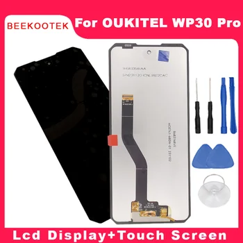 Нов оригинален LCD дисплей OUKITEL WP30 Pro, сензорен дисплей, Дигитайзер, Аксесоари за смартфон OUKITEL WP30 Pro Изображение