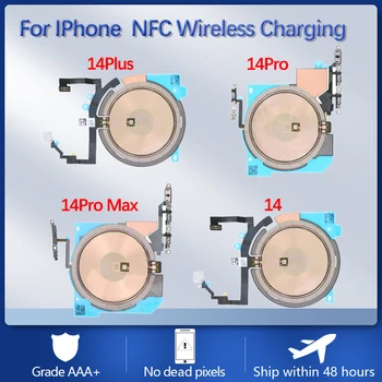 Стикер-Светкавица Безжично зарядно устройство Сонда NFC За iphone 14 14Plus 14P 14 pro max С резервни части За Ремонт на Flex Кабел Volume Изображение