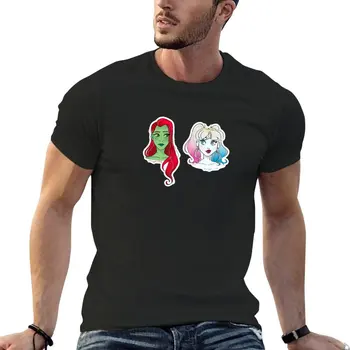 Тениска с изображение на момичета-шут и дама-растения, риза с домашен любимец принтом за момчета, празни тениски, графични тениски, мъжки t-shirt Изображение