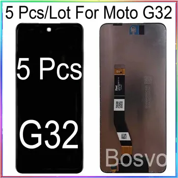 Търговия на едро с 5 бр. /лот За Motorola G32 Подмяна на LCD екрана на Дисплея В Събирането На Moto G32 Screen Изображение